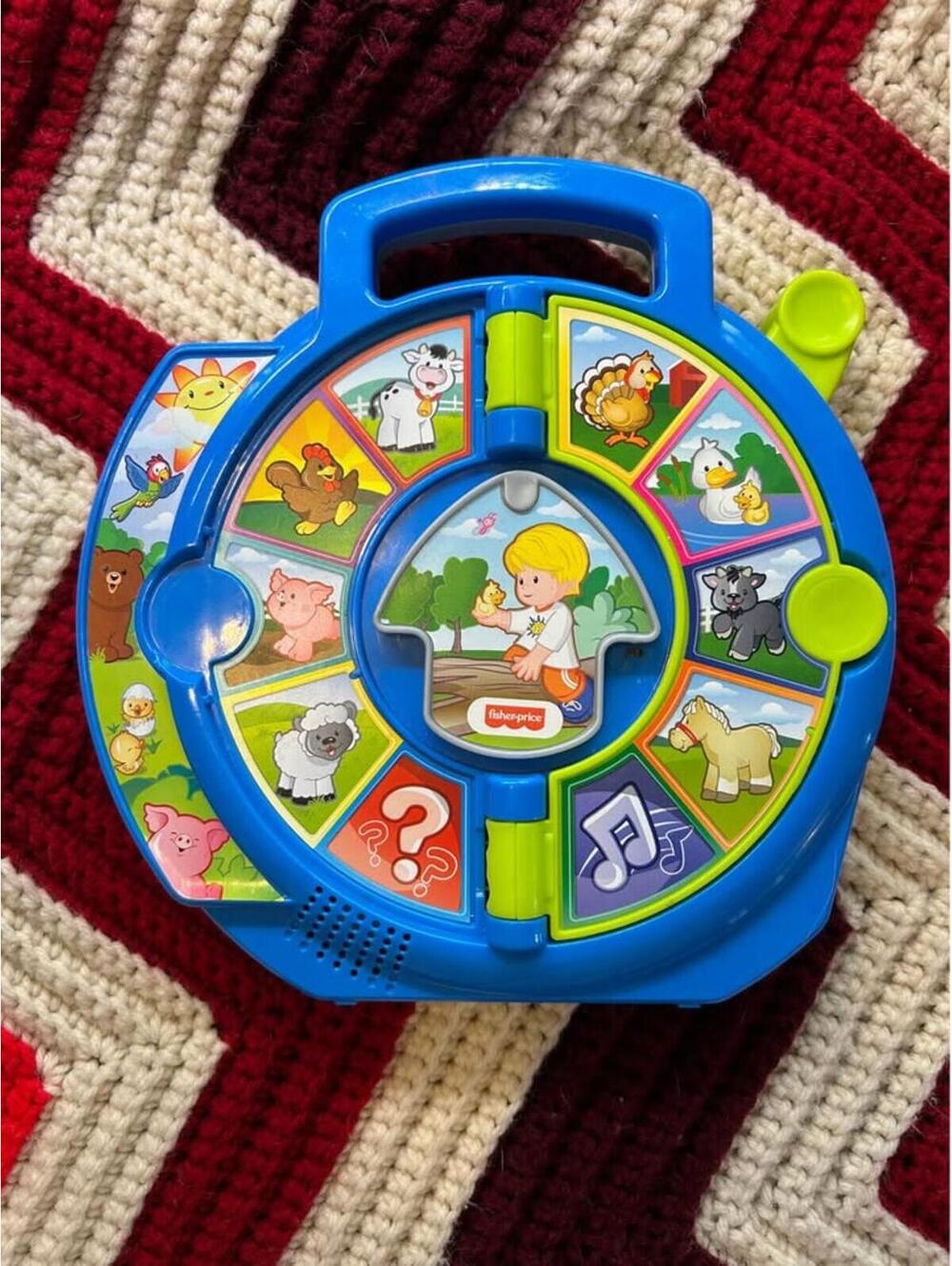 Fisher Price The Farmer Says See N Say Animals & Sounds 2015 Blue Tested